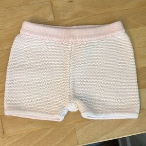 Hanna Andersson Soft Pink Knit Shorts 6-12mo